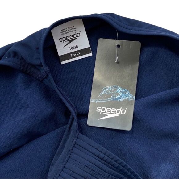 Speedo Women’s Performance Navy Moderate Ultraback ProLT One Piece Swimsuit - Picture 9 of 10